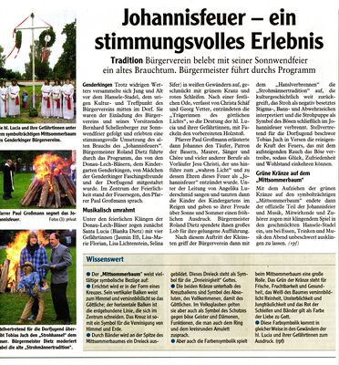 Donauwörther Zeitung 22.06.2010